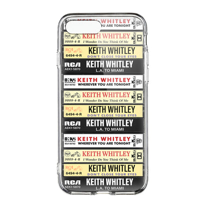 Keith Whitley Albums Cassette Collection Retro Phone Case