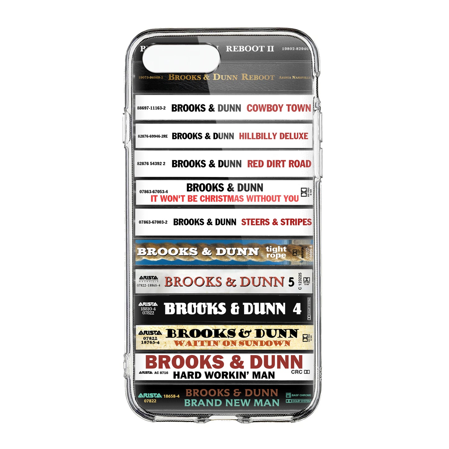 Brooks & Dunn Albums Cassette Collection Retro Phone Case