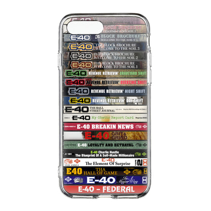 E-40 Albums Cassette Collection Retro Phone Case