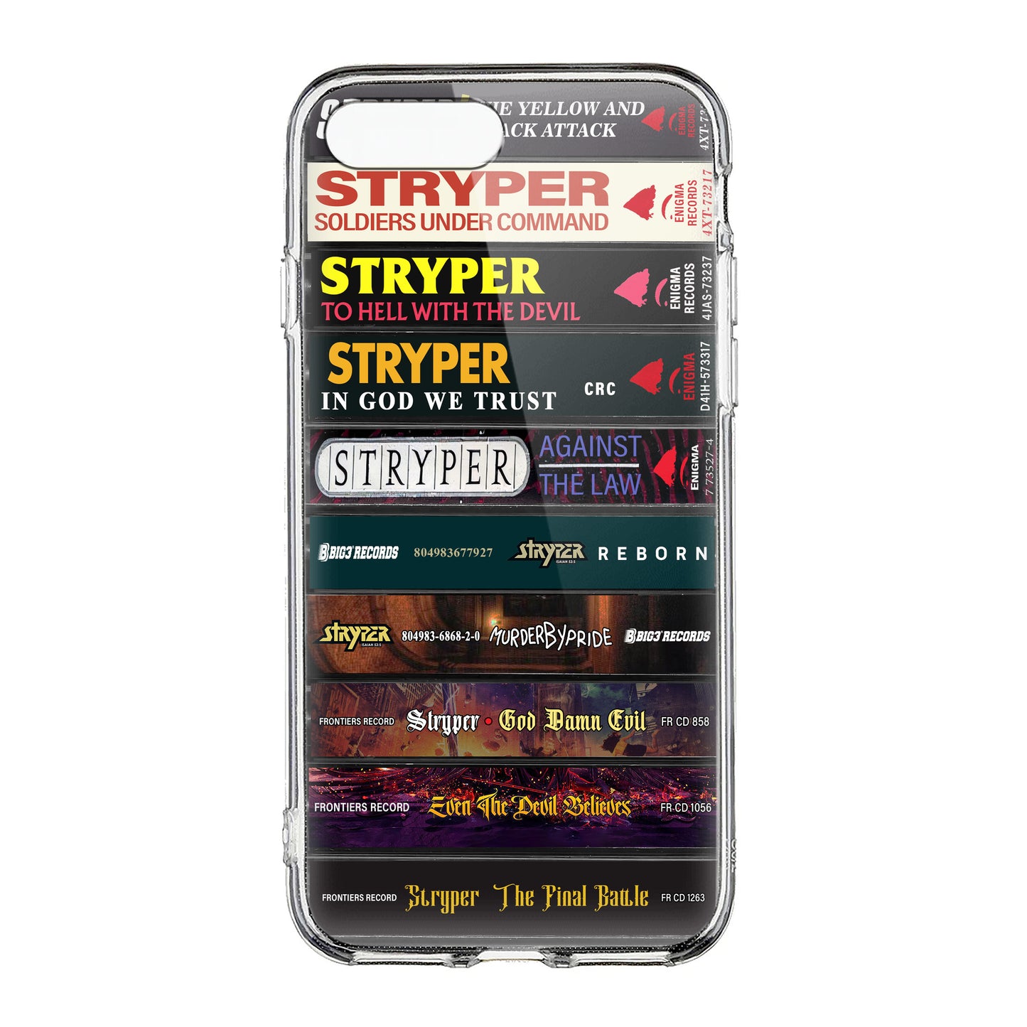 Stryper Albums Cassette Collection Retro Phone Case