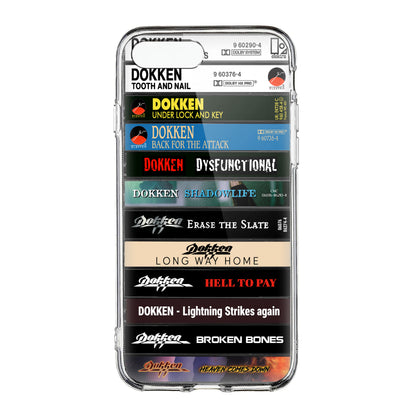 Dokken Albums Cassette Collection Retro Phone Case