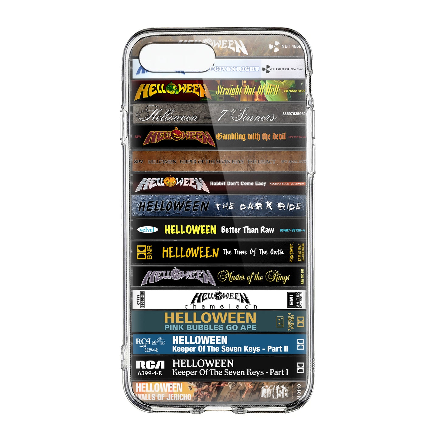 Helloween Albums Cassette Collection Retro Phone Case
