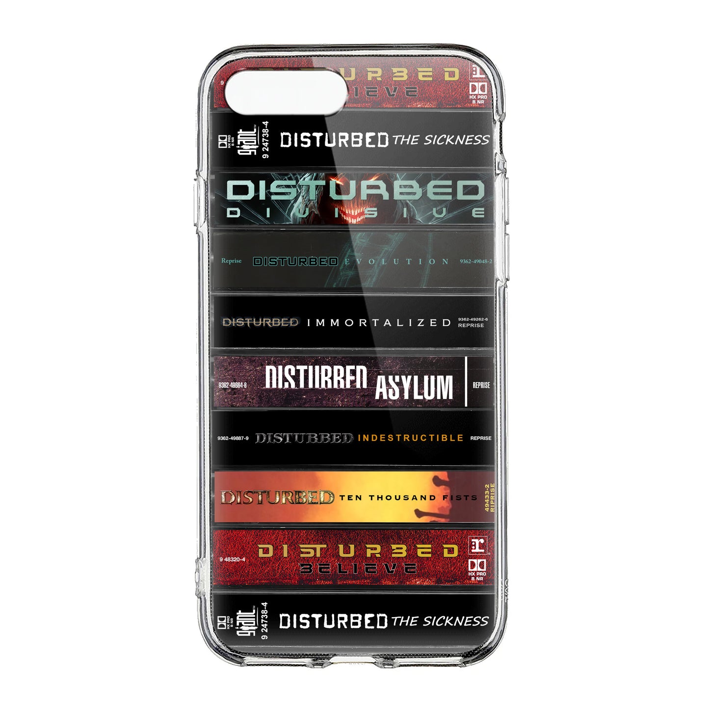 Disturbed Albums Cassette Collection Retro Phone Case