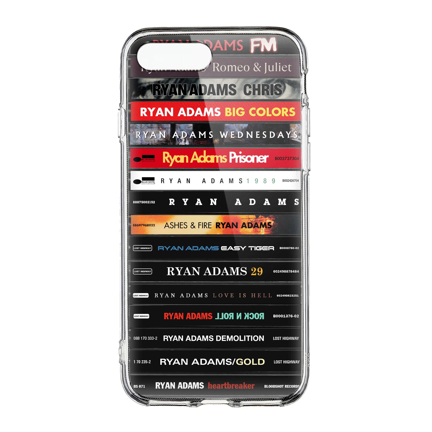 Ryan Adams Albums Cassette Collection Retro Phone Case