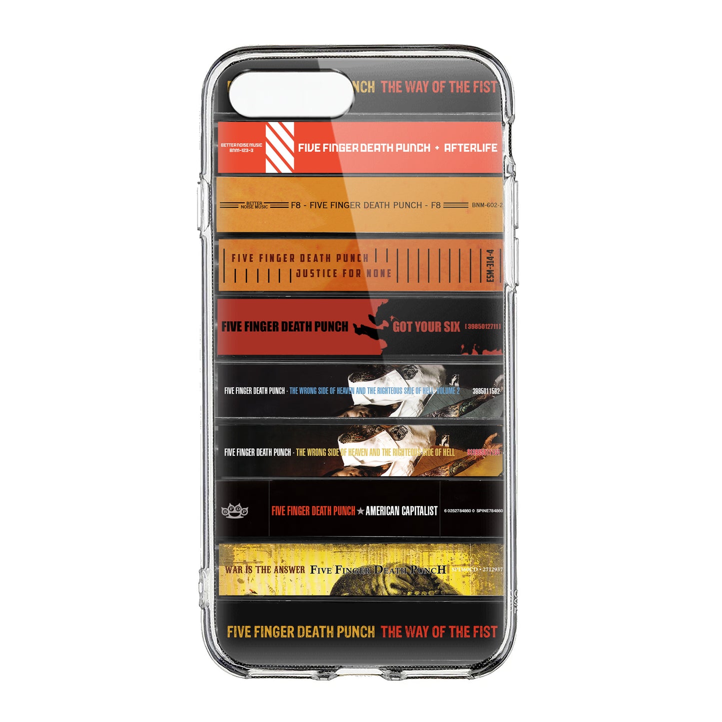Five Finger Death Punch Albums Cassette Collection Retro Phone Case