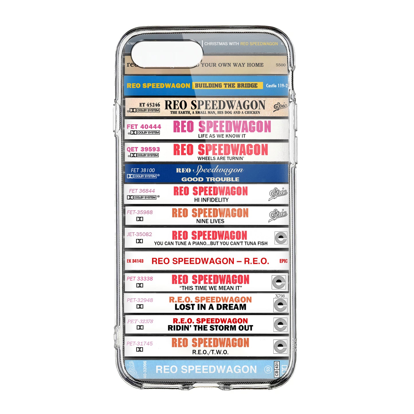 REO Speedwagon Albums Cassette Collection Retro Phone Case