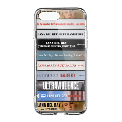Lana Del Rey Albums Cassette Collection Retro Phone Case