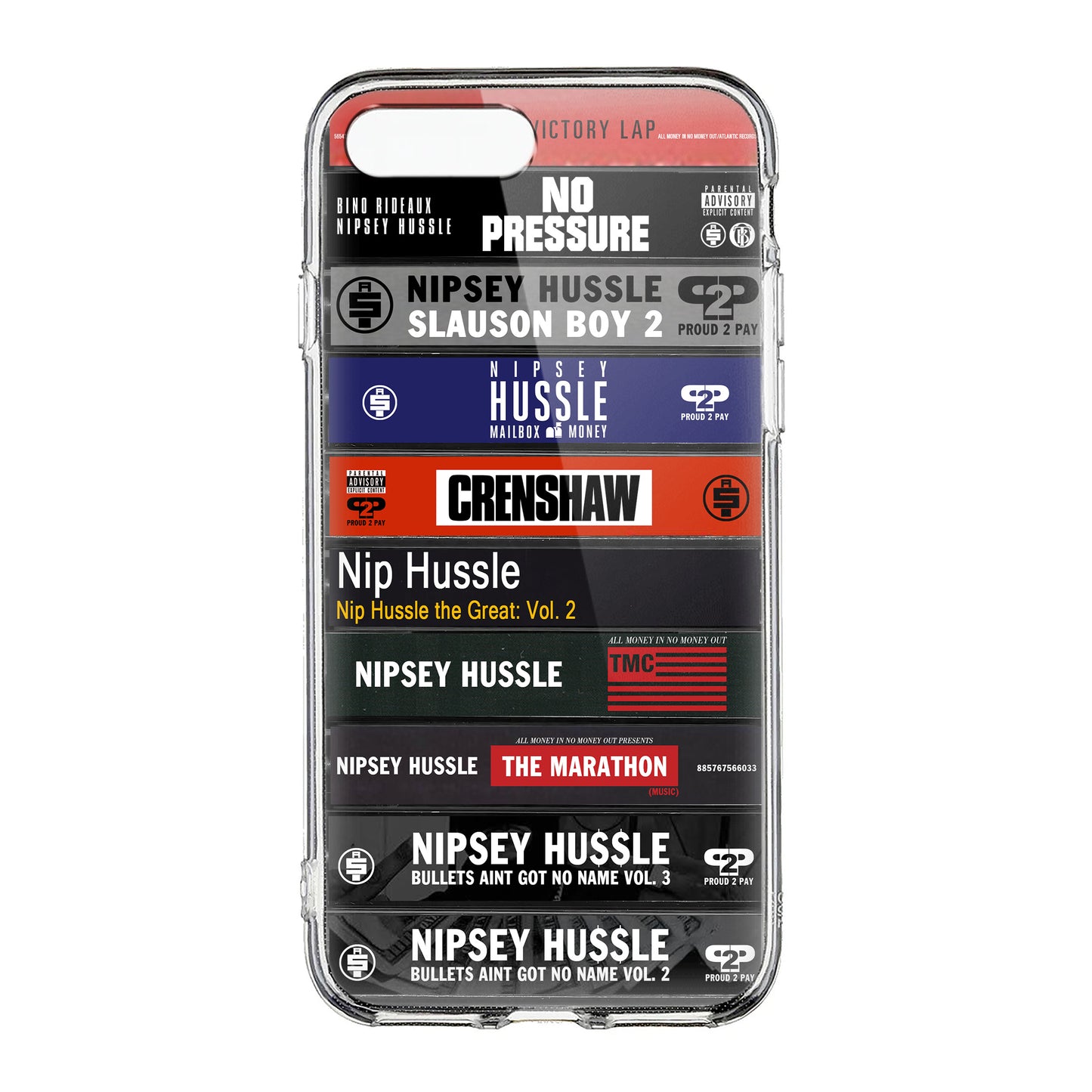 Nipsey Hussle Albums Cassette Collection Retro Phone Case