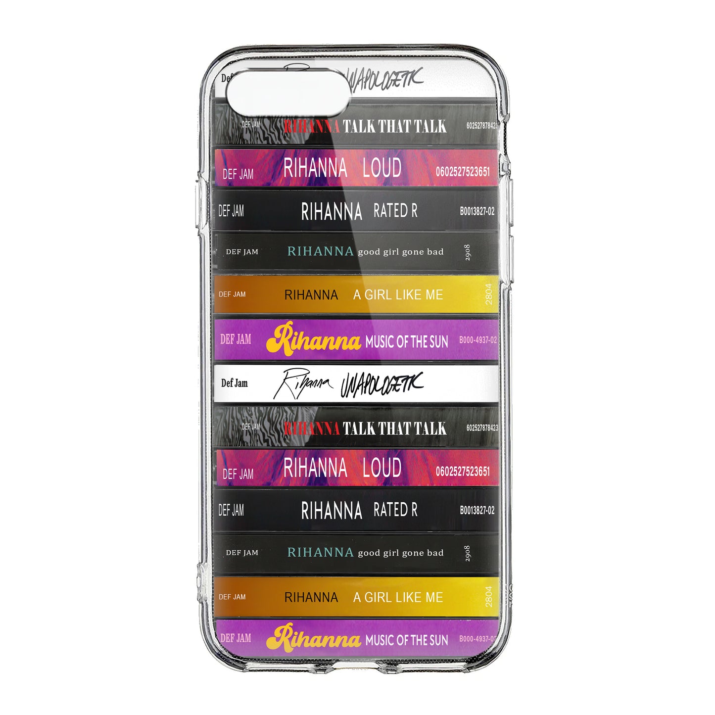 Rihanna Albums Cassette Collection Retro Phone Case