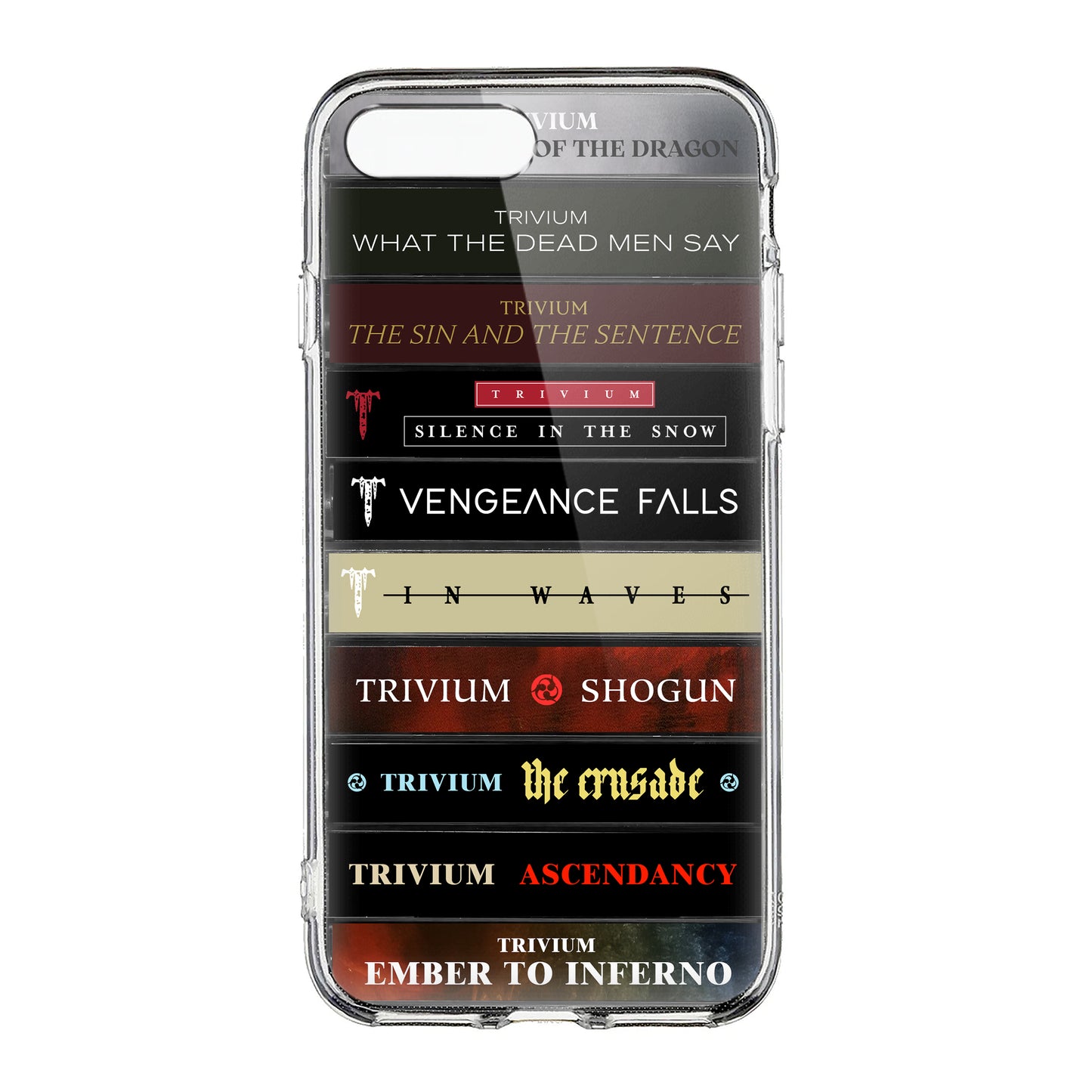 Trivium Albums Cassette Collection Retro Phone Case