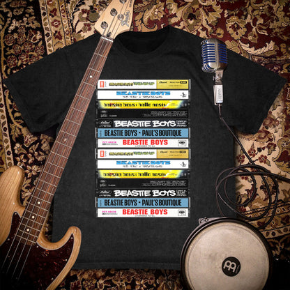 Beastie Boys Albums Cassette Retro Collection Premium Unisex T-Shirt