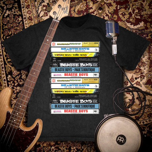 Beastie Boys Albums Cassette Retro Collection Premium Unisex T-Shirt