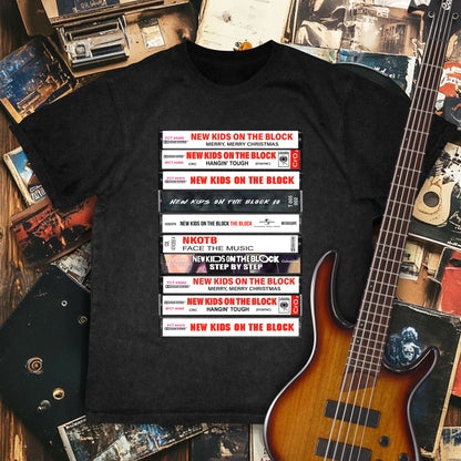New Kids on the Block Albums Cassette Retro Collection Premium Unisex T-Shirt