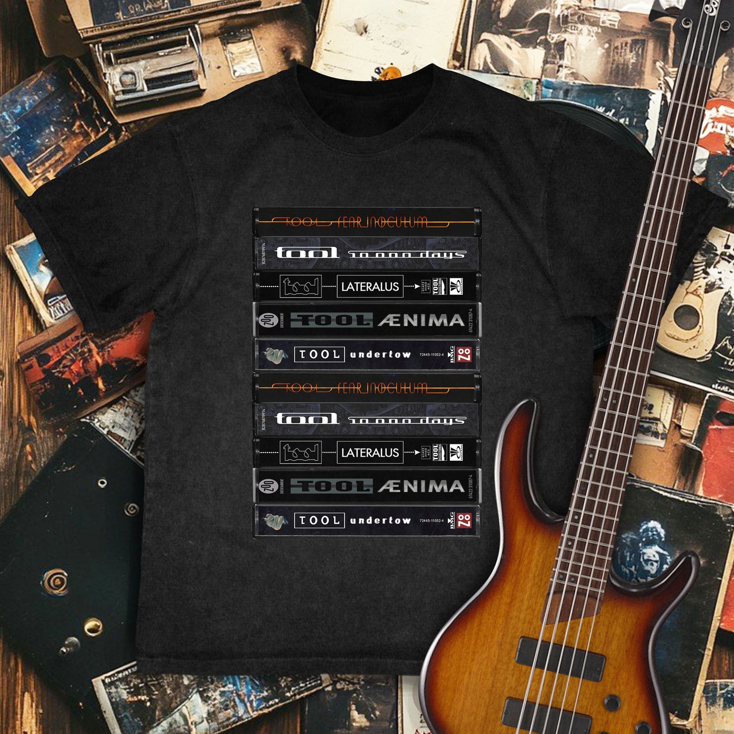 Tool Albums Cassette Retro Collection Premium Unisex T-Shirt