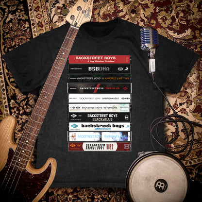 Backstreet Boys Albums Cassette Retro Collection Premium Unisex T-Shirt