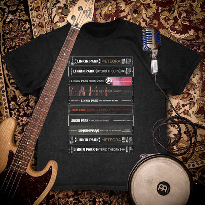 Linkin Park Albums Cassette Retro Collection Premium Unisex T-Shirt
