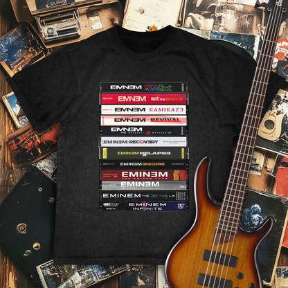 Eminem Albums Cassette Retro Collection Premium Unisex T-Shirt