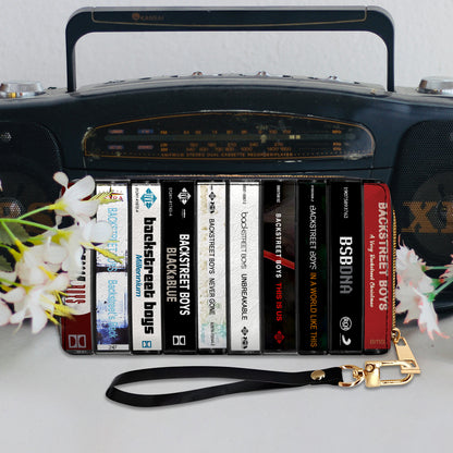 Backstreet Boys Albums Cassette Vintage Leather Long Wallet