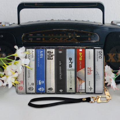 A-ha Albums Cassette Vintage Leather Long Wallet