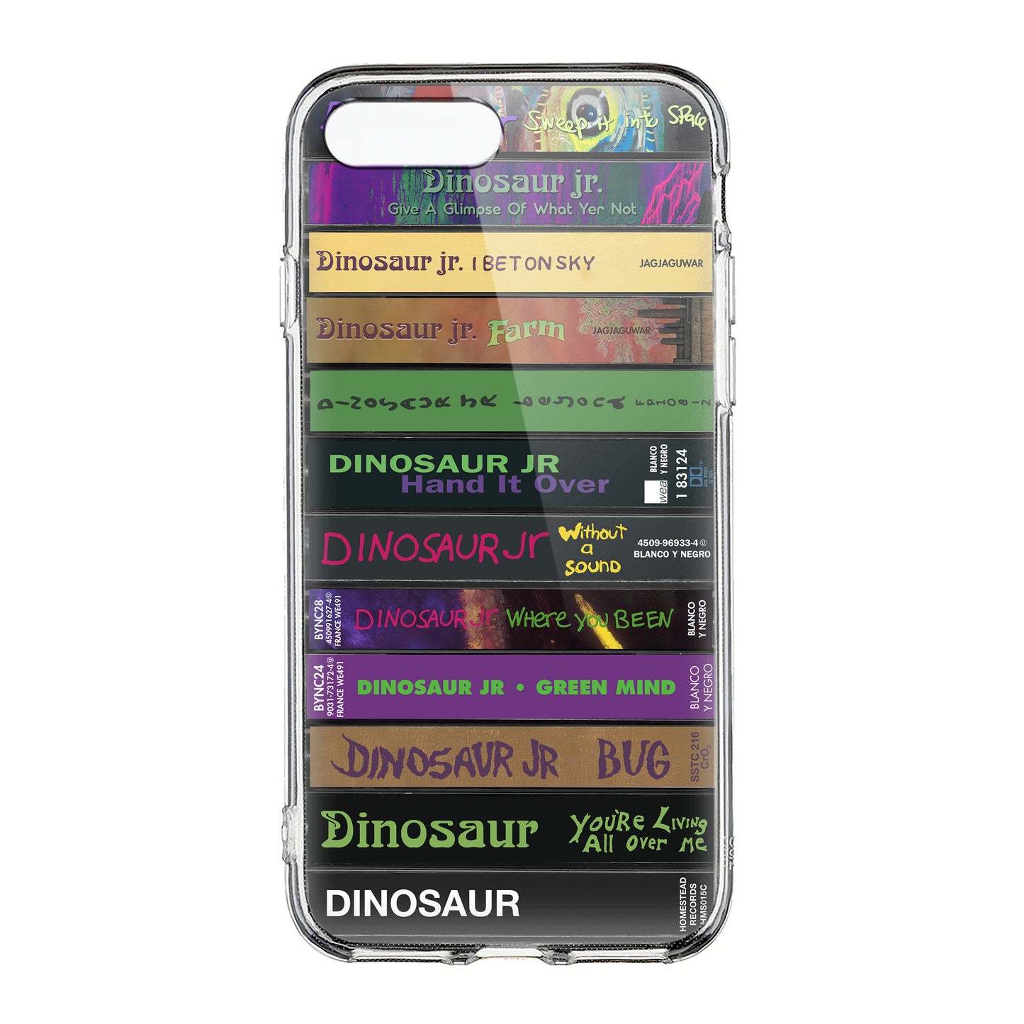 Dinosaur Jr. Albums Cassette Collection Retro Phone Case