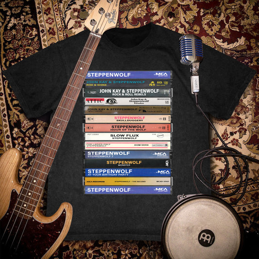 Steppenwolf Albums Cassette Retro Collection Premium Unisex T-Shirt
