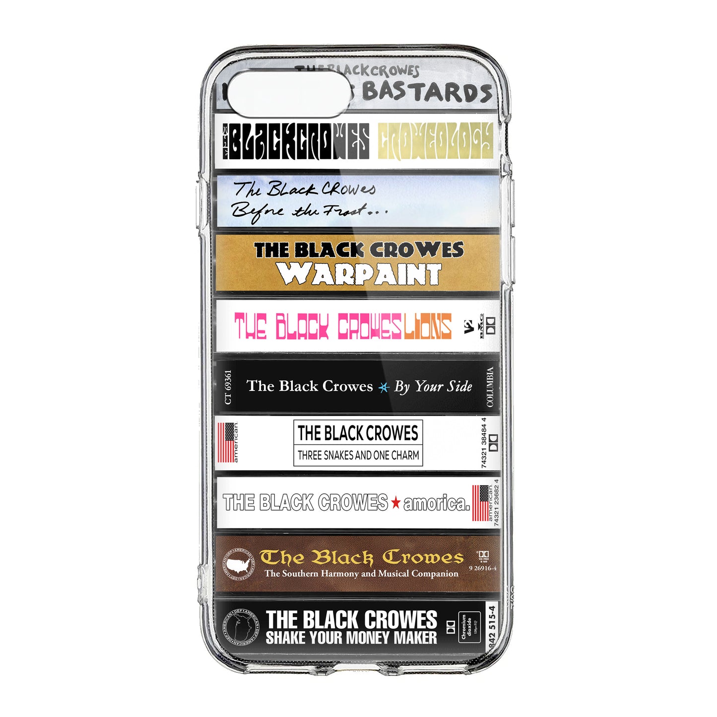 The Black Crowes Albums Cassette Collection Retro Phone Case