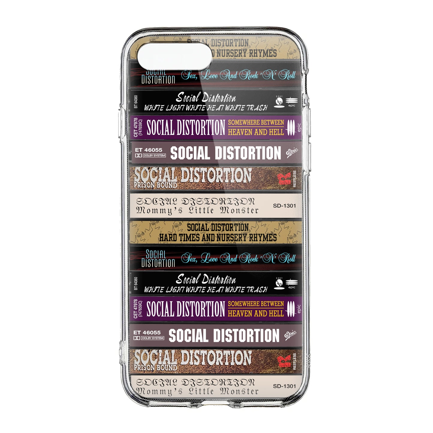 Social Distortion Albums Cassette Collection Retro Phone Case