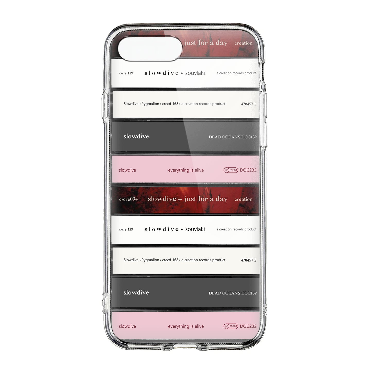 Slowdive Albums Cassette Collection Retro Phone Case