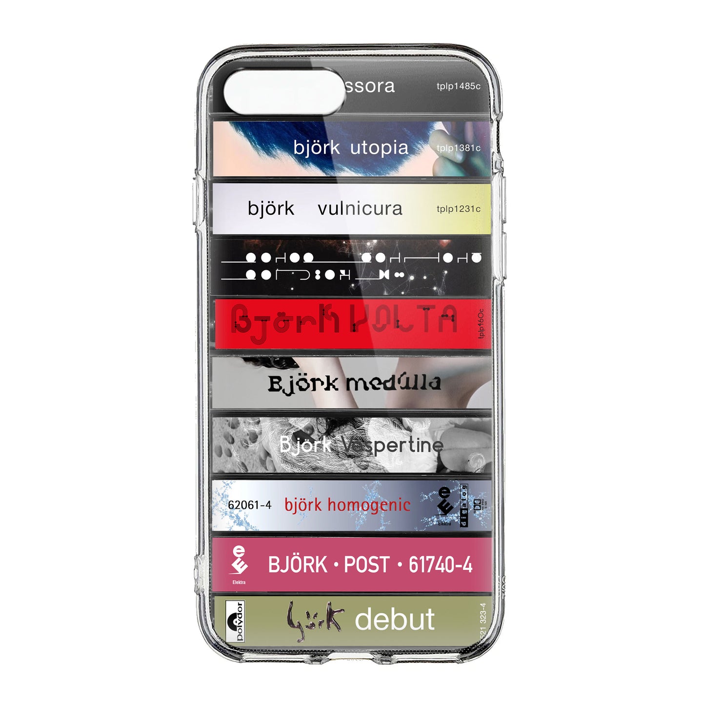 Björk Albums Cassette Collection Retro Phone Case