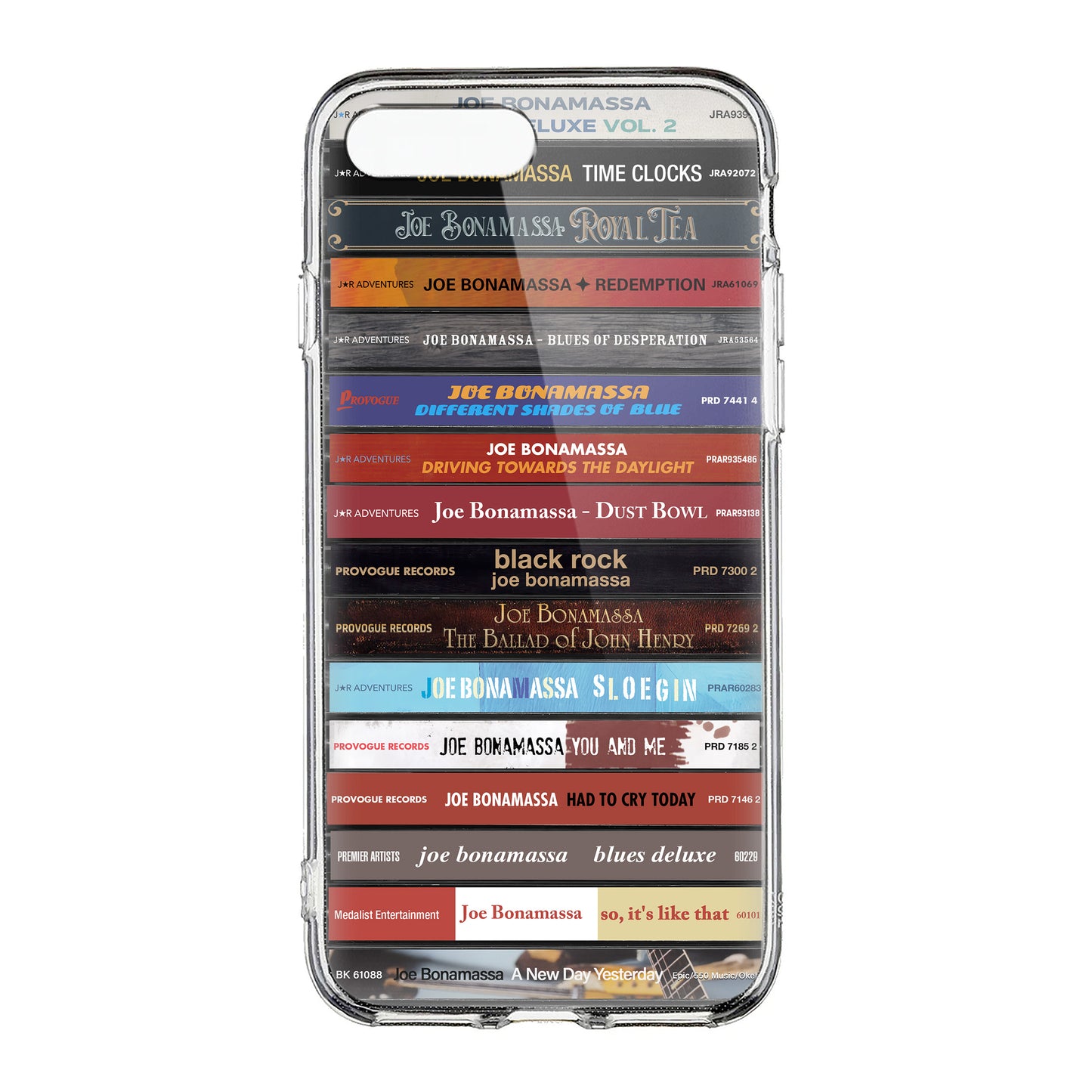 Joe Bonamassa Albums Cassette Collection Retro Phone Case