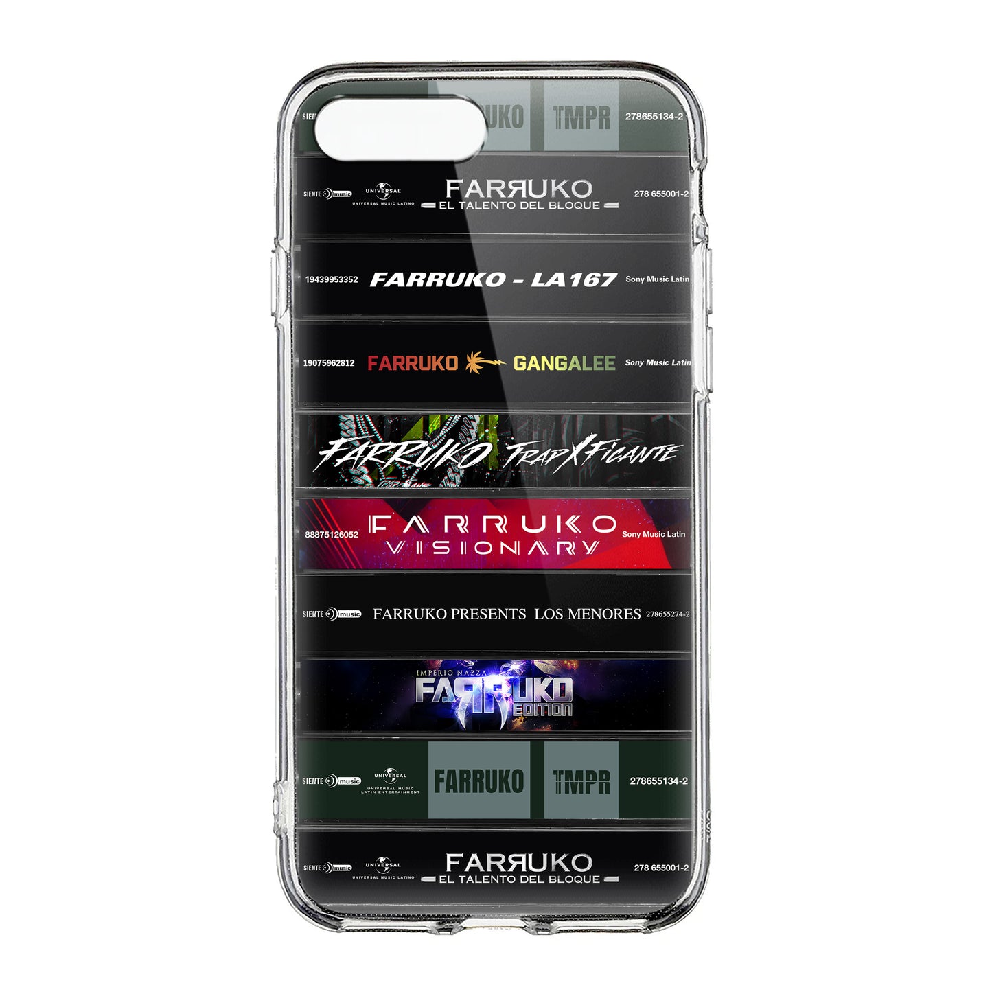 Farruko Albums Cassette Collection Retro Phone Case