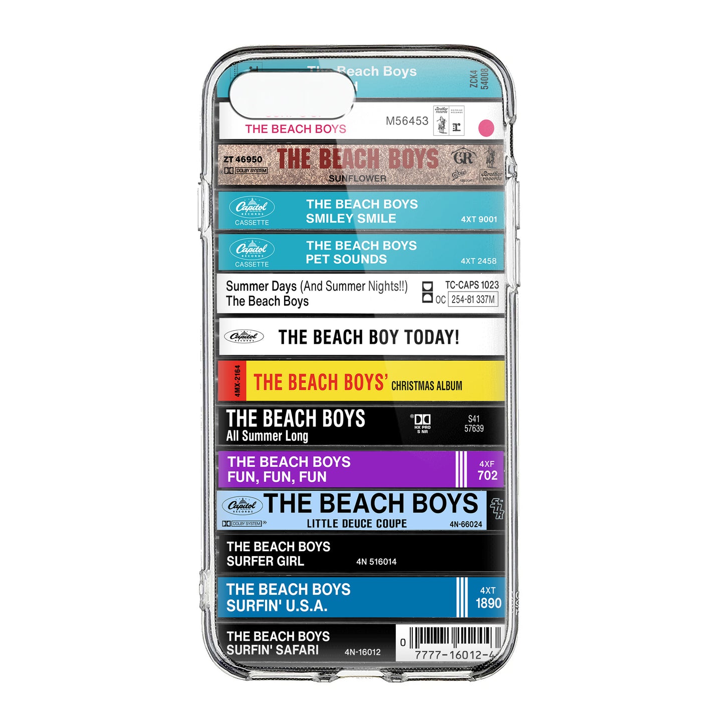 The Beach Boys Albums Cassette Collection Retro Phone Case
