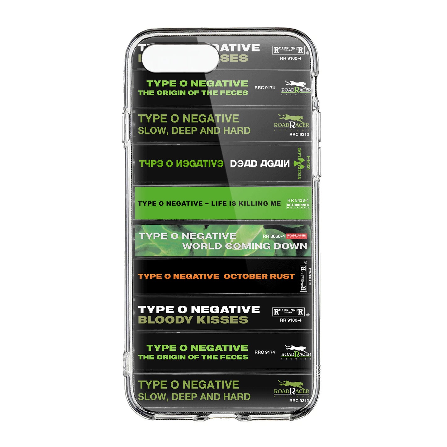 Type O Negative Albums Cassette Collection Retro Phone Case