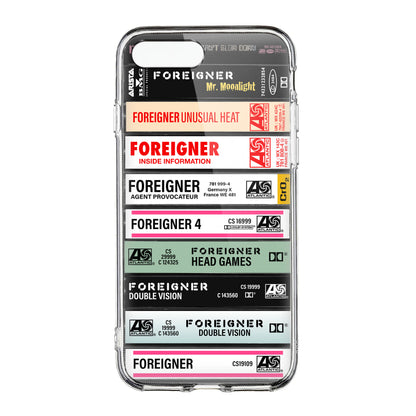 Foreigner Albums Cassette Collection Retro Phone Case