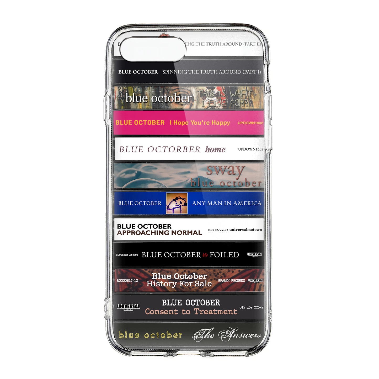 Blue October Albums Cassette Collection Retro Phone Case