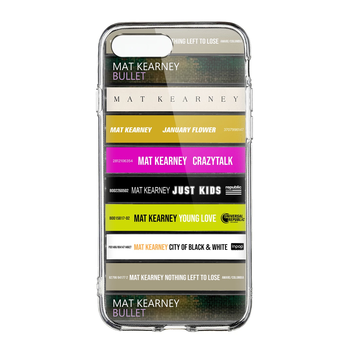 Mat Kearney Albums Cassette Collection Retro Phone Case