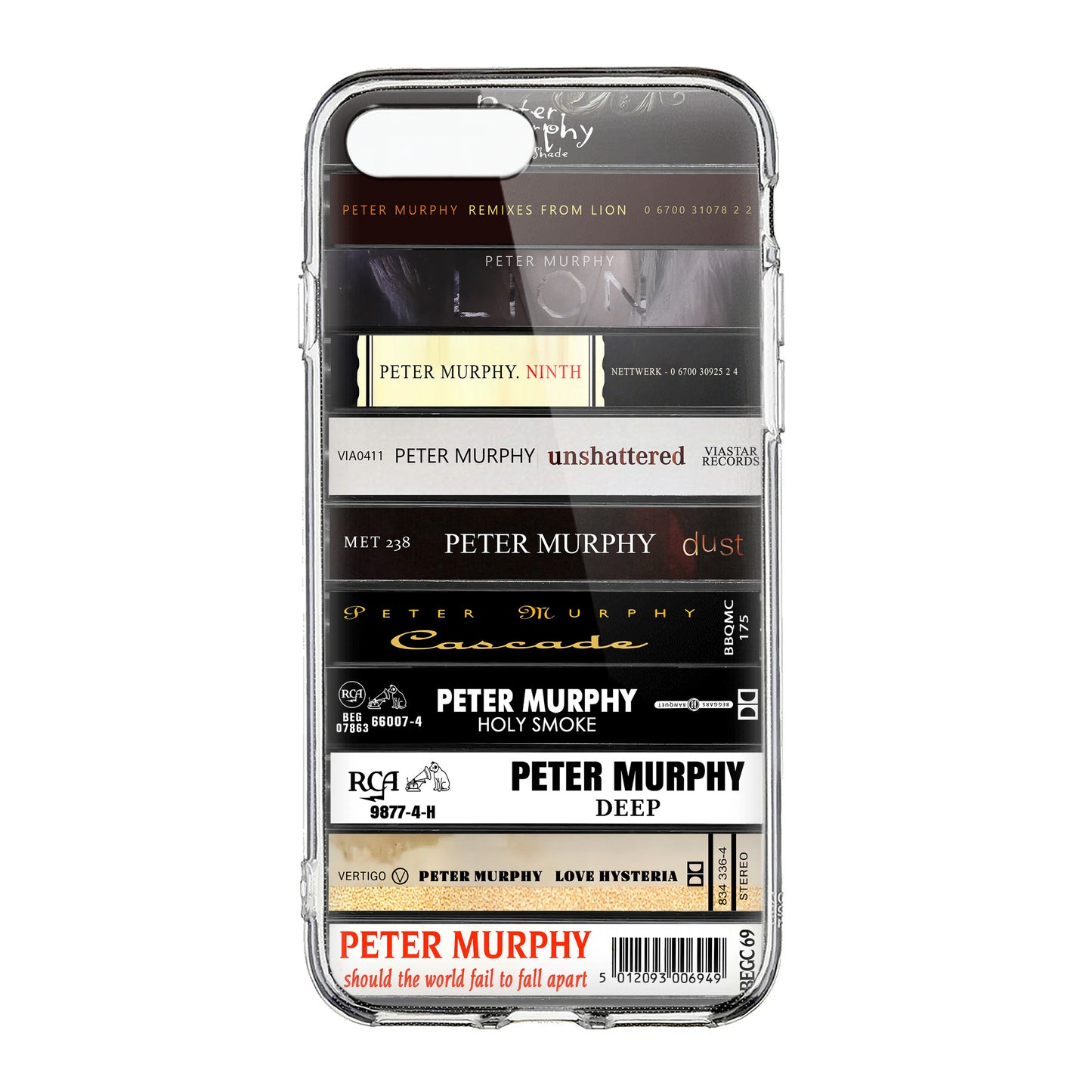 Peter Murphy Albums Cassette Collection Retro Phone Case