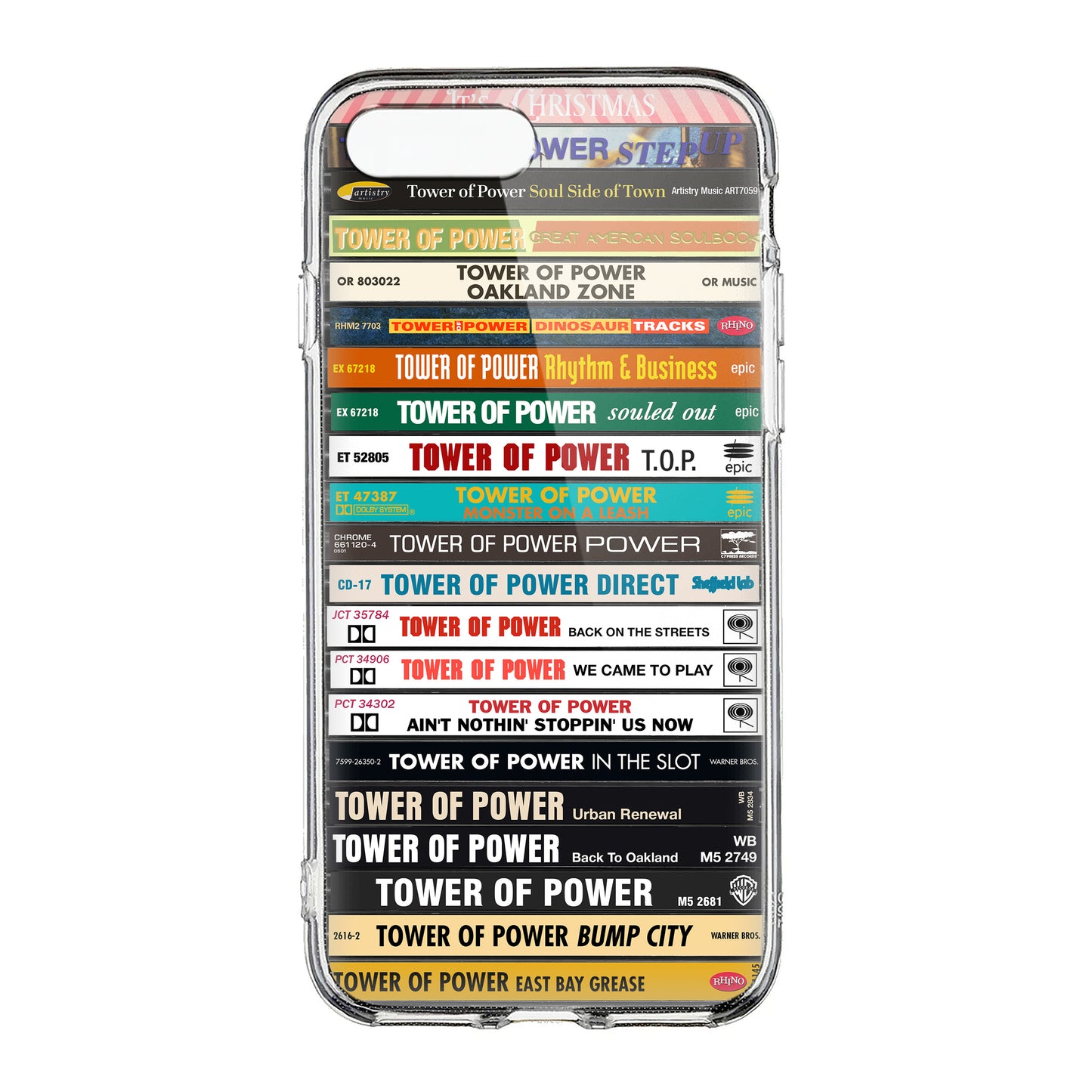 The Tower of Power Albums Cassette Collection Retro Phone Case