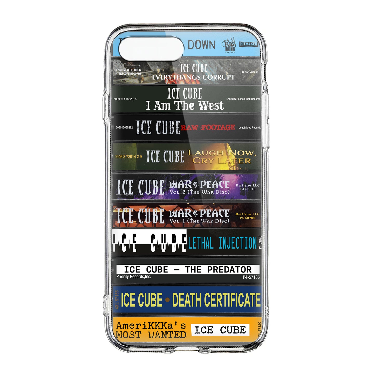 Ice Cube Albums Cassette Collection Retro Phone Case