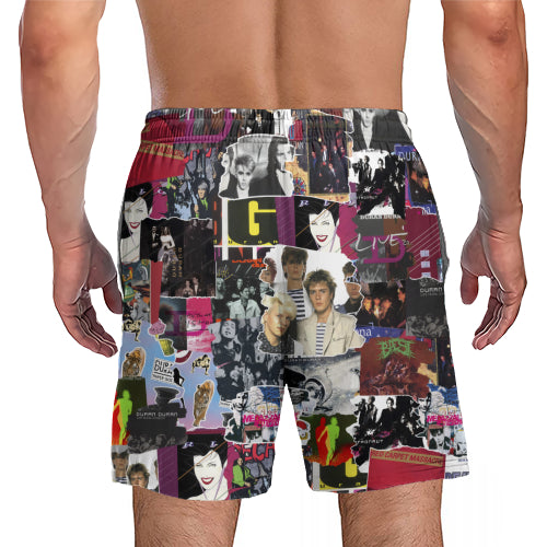 Duran Duran Albums Covers Collage Unisex Hawaiian Shorts
