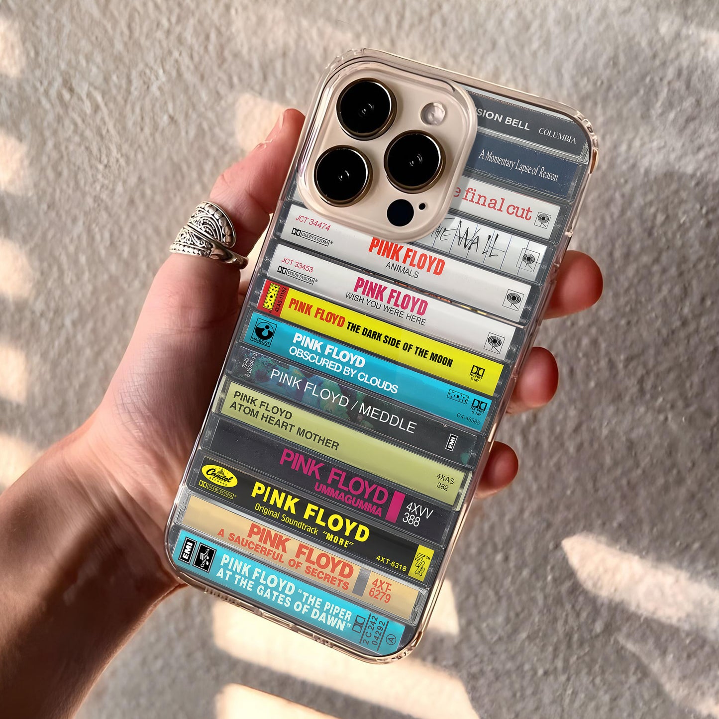 Pink Floyd Albums Cassette Collection Retro MagSafe Phone Case