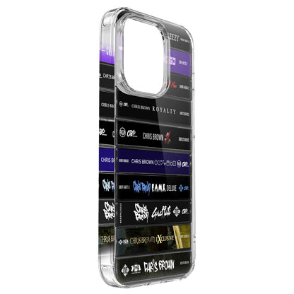 Chris Brown Albums Cassette Collection Retro Phone Case