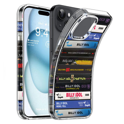 Billy Idol Albums Cassette Collection Retro Phone Case