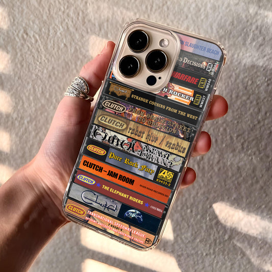 Clutch Albums Cassette Collection Retro Phone Case