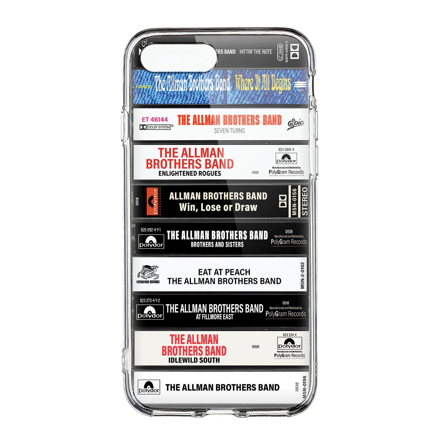 The Allman Brothers Albums Cassette Collection Retro Phone Case