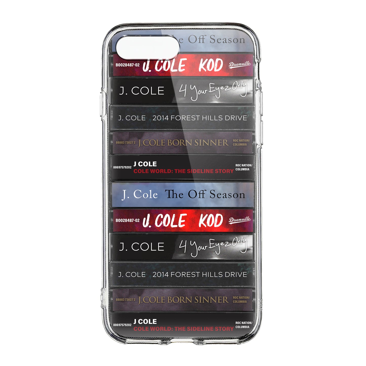 J.Cole Albums Cassette Collection Retro Phone Case