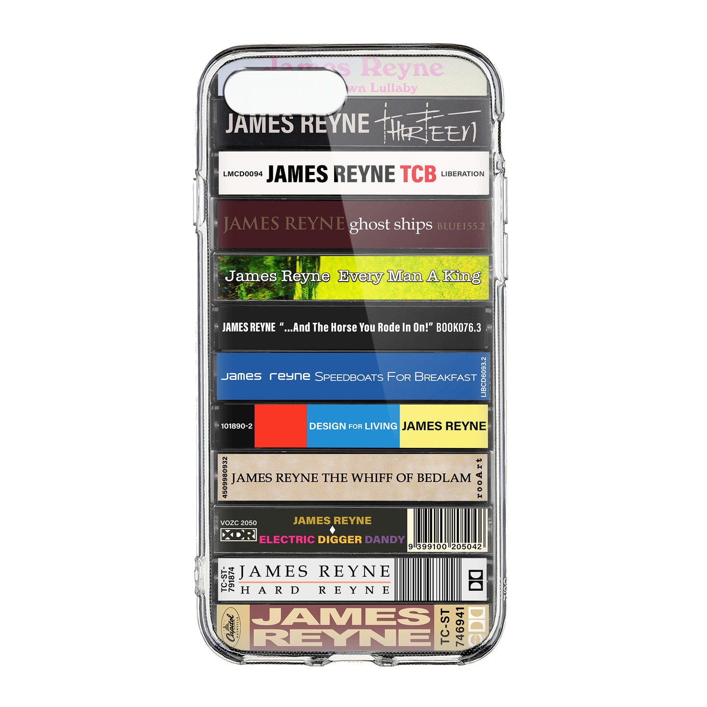 James Reyne Albums Cassette Collection Retro Phone Case