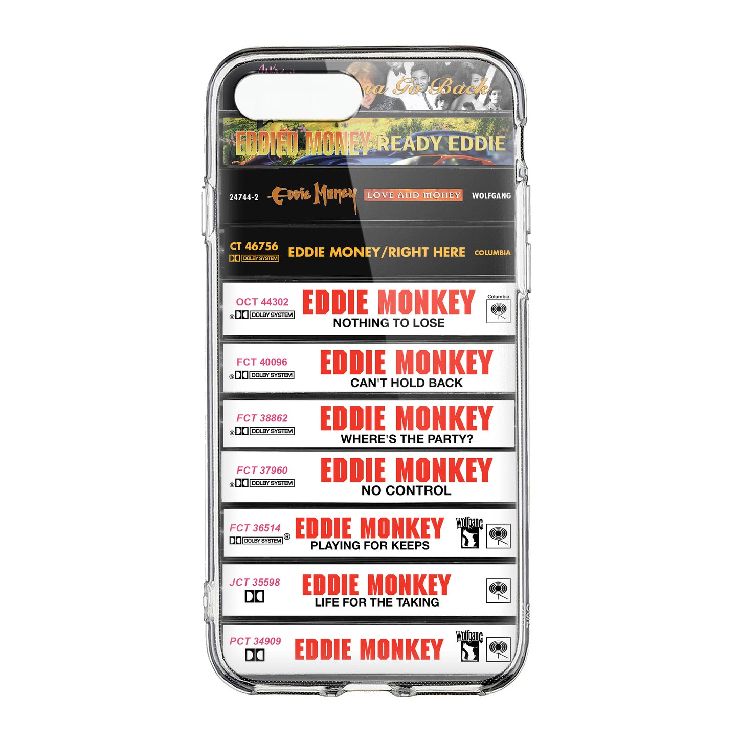 Eddie Money Albums Cassette Collection Retro Phone Case