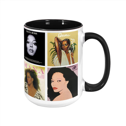 Diana Ross Albums Cover Collection Retro Mug
