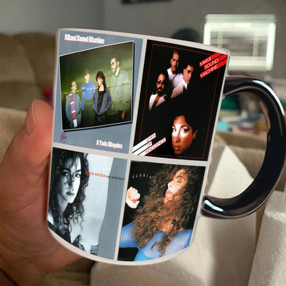 Miami Sound Machine & Gloria Estefan Albums Cover Collection Retro Mug